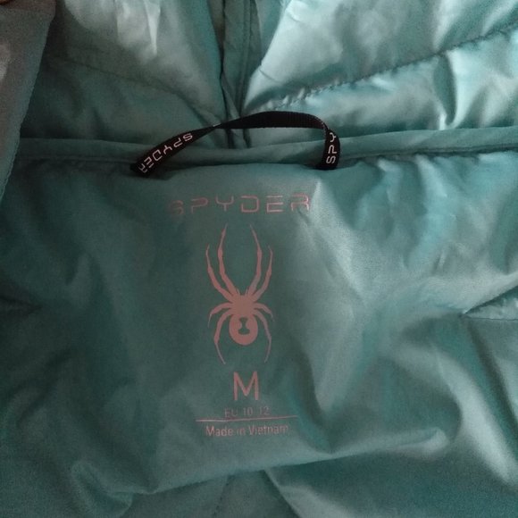 Spyder Active Sports Women's Solitude Down Poncho Baltic Med - Picture 6 of 7